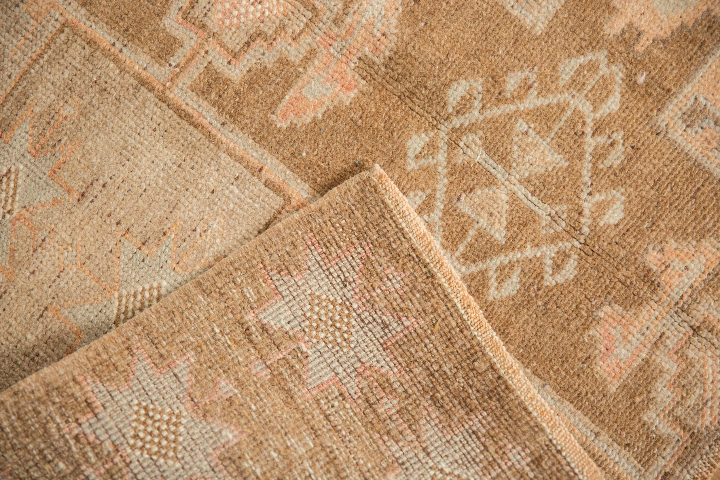Late 20th Century Vintage Distressed Kars Rug Runner For Sale