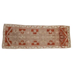 Vintage Distressed Kars Rug Runner