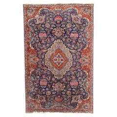 Kashmar-Teppich im Used-Look