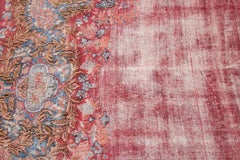 Vintage Distressed Kerman Rug