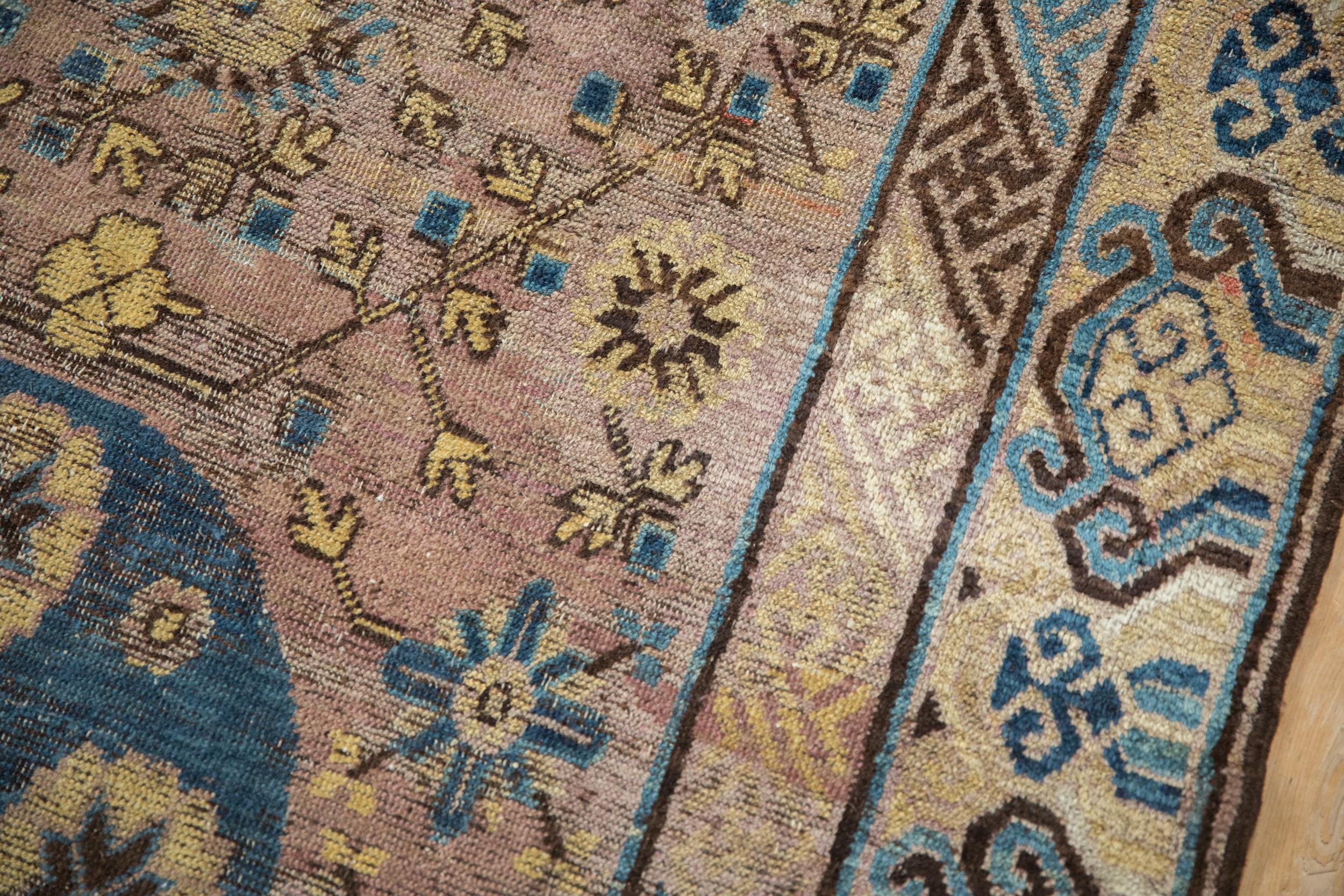 Vintage Distressed Khotan Rug Runner 4