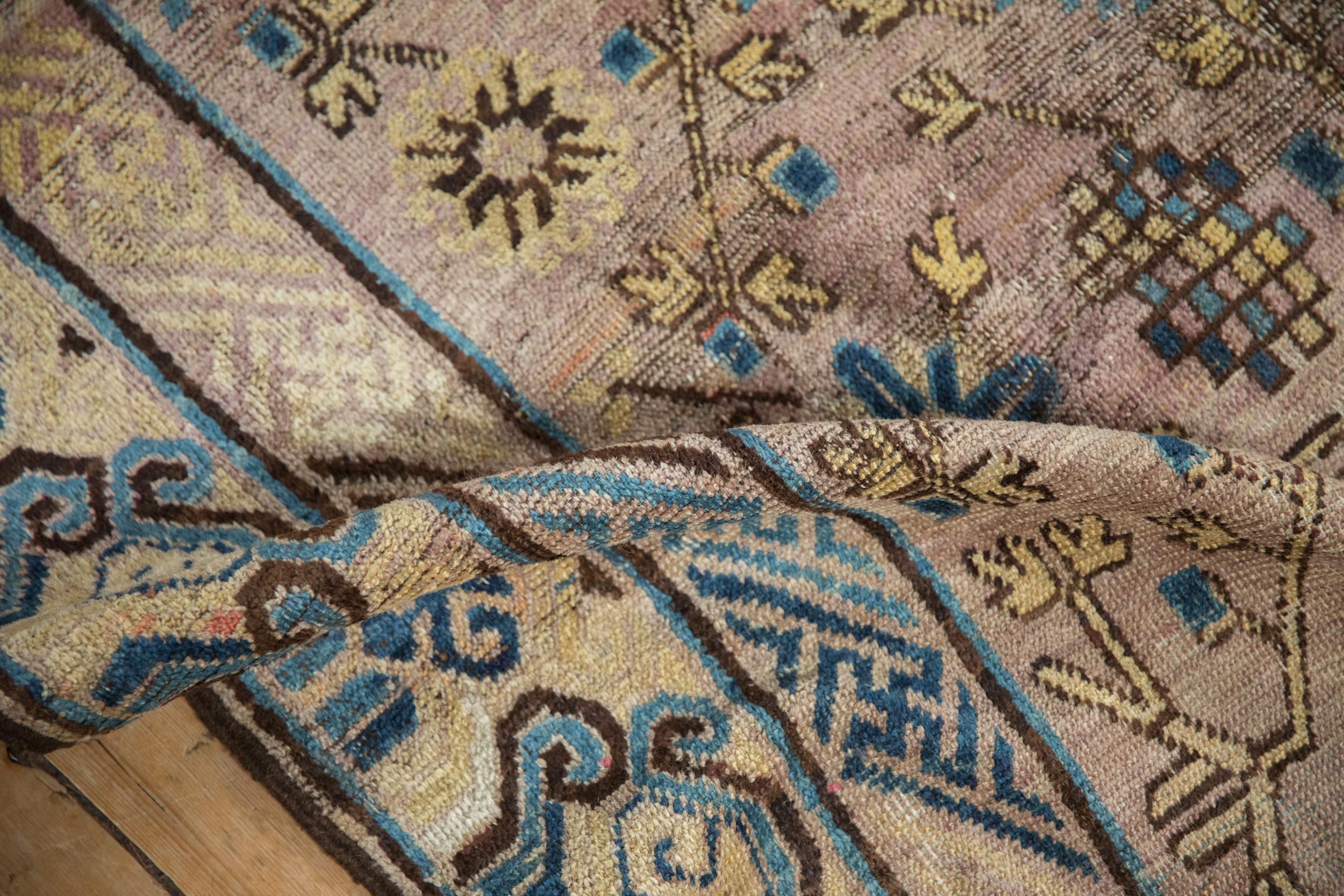 Vintage Distressed Khotan Rug Runner 5