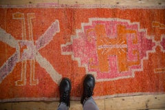 Vintage Distressed Kurd Rug Runner