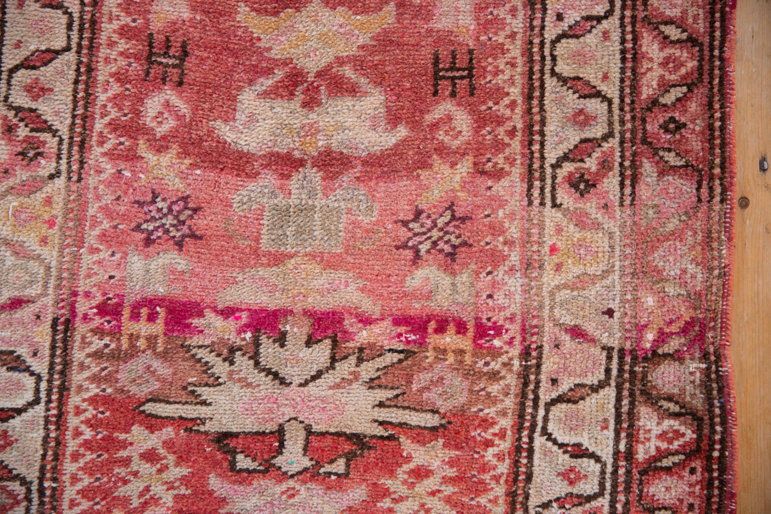 Other Vintage Distressed Kurd Rug Runner For Sale