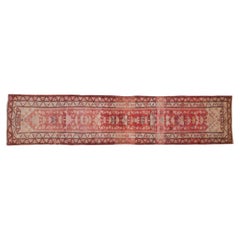 Vintage Distressed Kurd Rug Runner