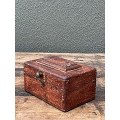 Vintage Distressed Lidded Box