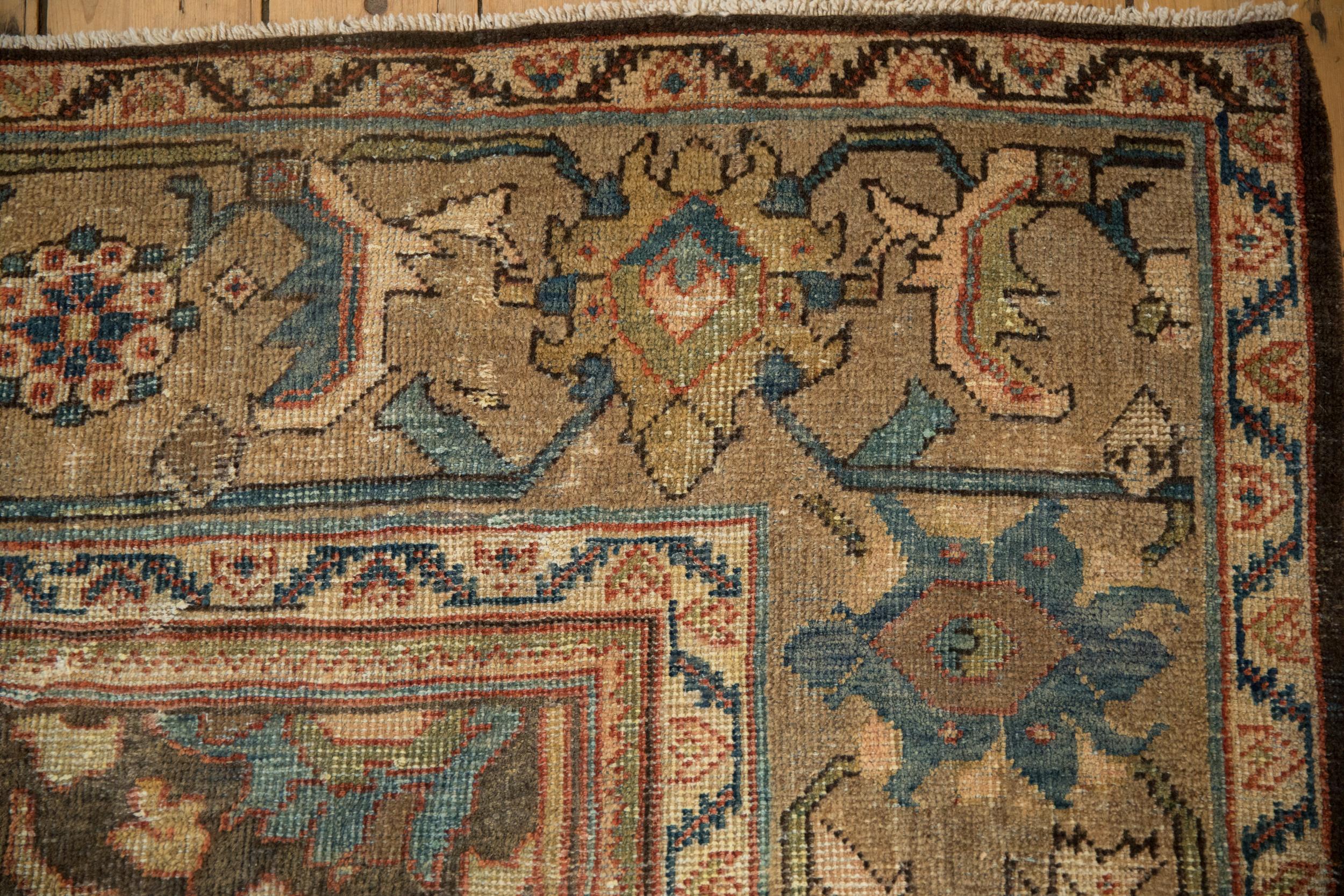 Other Vintage Distressed Mahal Carpet For Sale