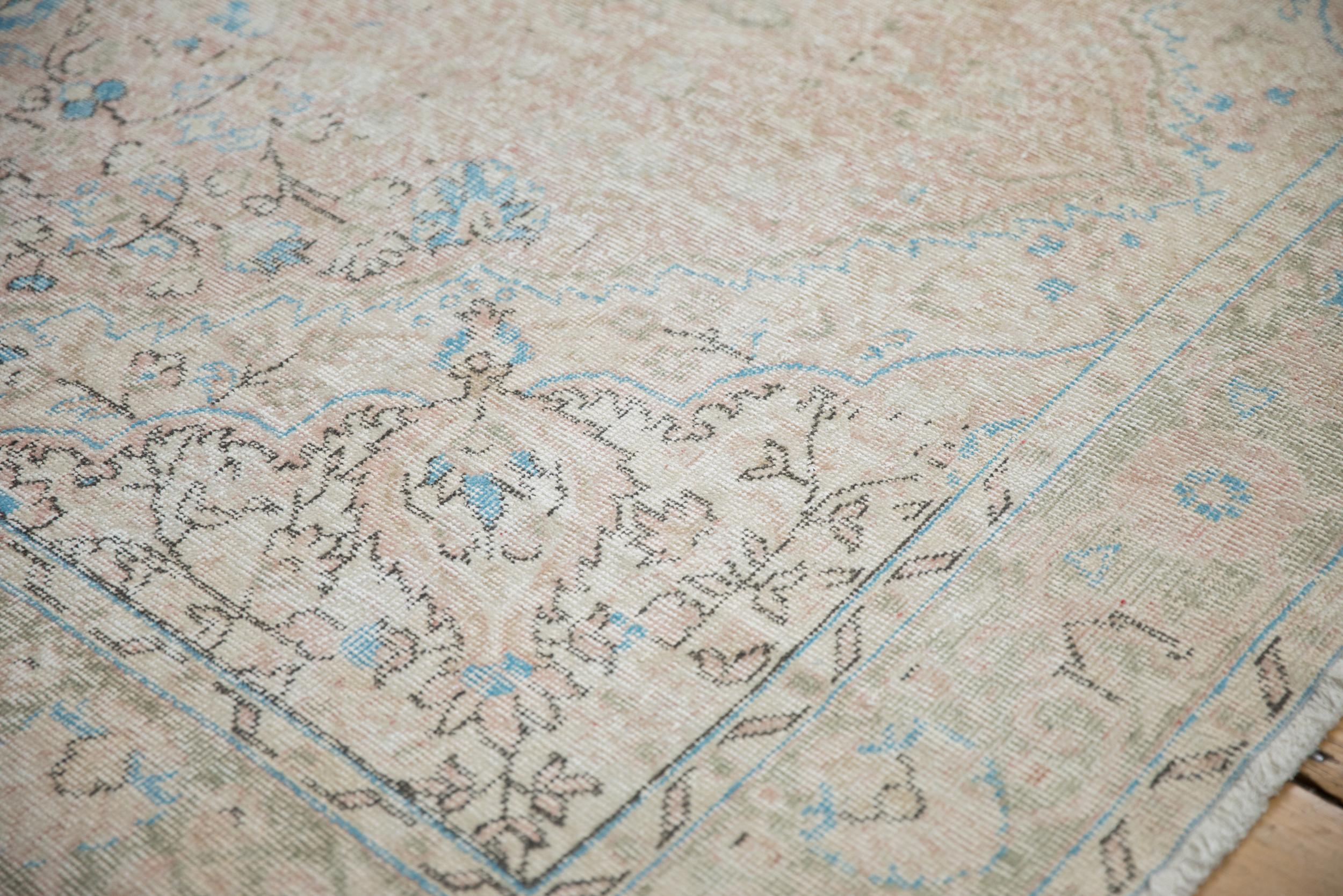 Persian Vintage Distressed Mahal Carpet For Sale