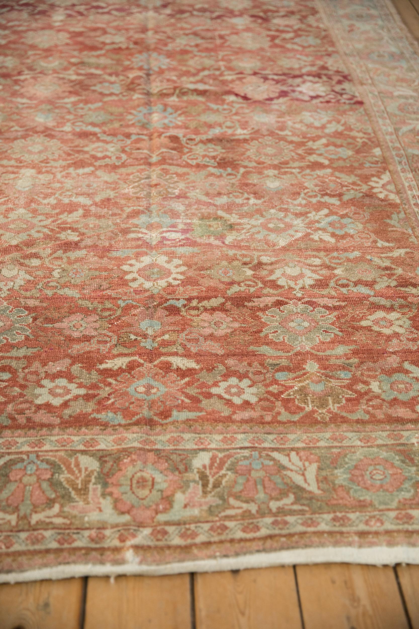 Vintage Distressed Mahal-Teppich (Persisch) im Angebot