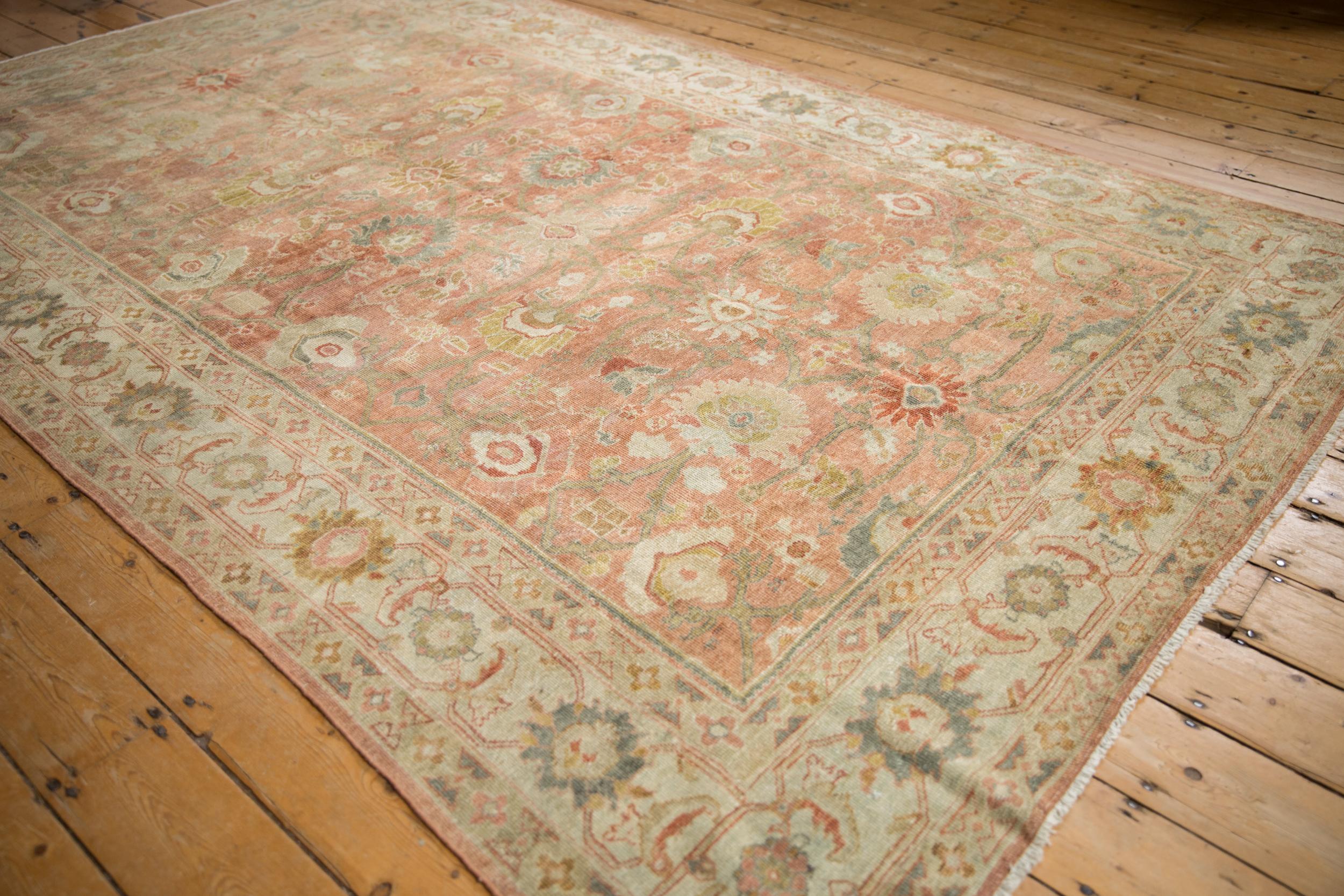 Vintage Distressed Mahal-Teppich (Persisch) im Angebot