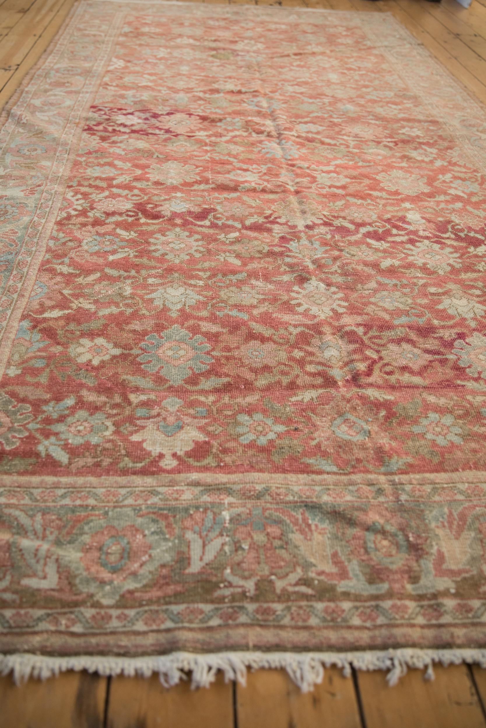 Vintage Distressed Mahal-Teppich (Mitte des 20. Jahrhunderts) im Angebot
