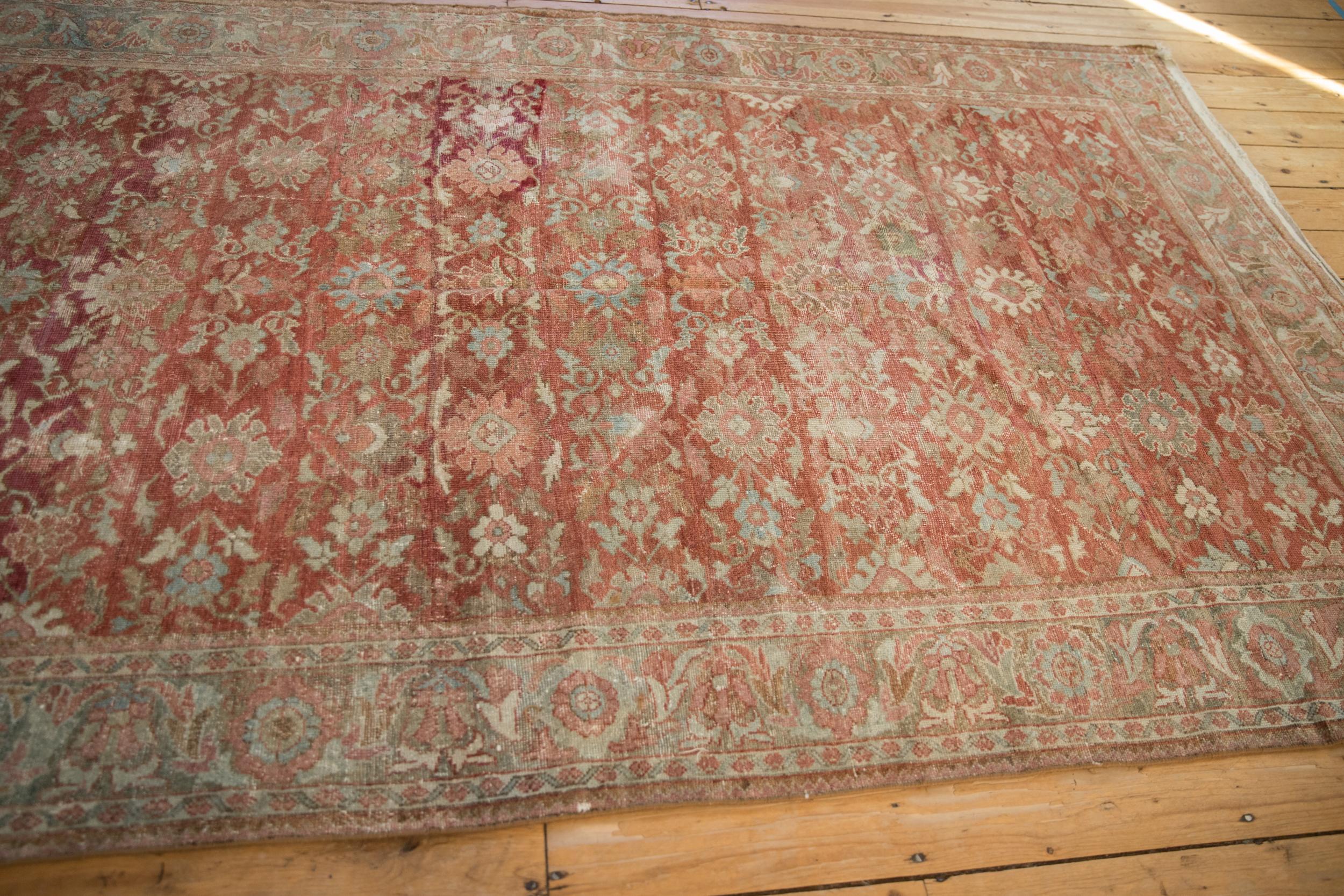 Vintage Distressed Mahal-Teppich (Wolle) im Angebot