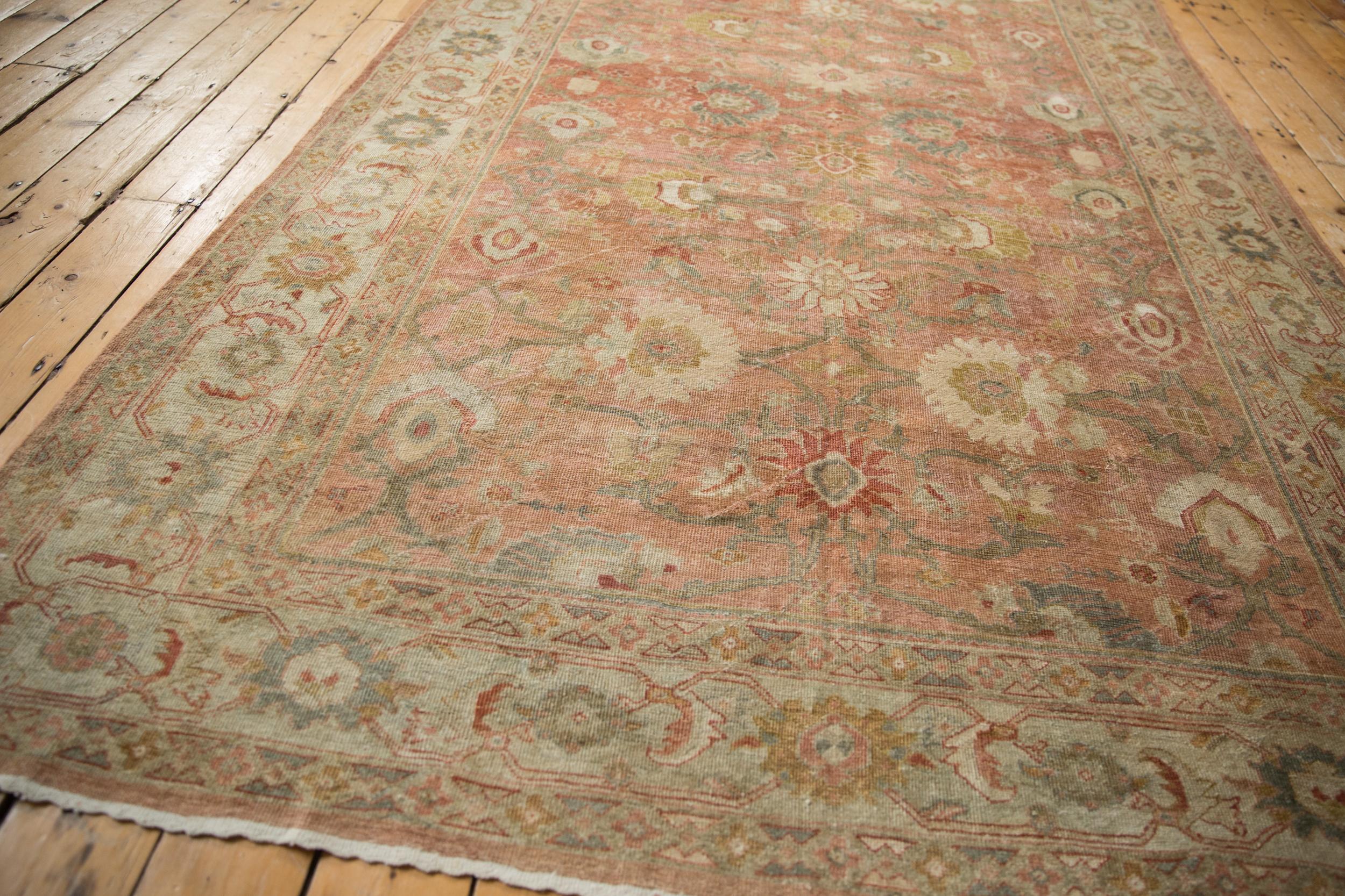 Vintage Distressed Mahal-Teppich (Wolle) im Angebot