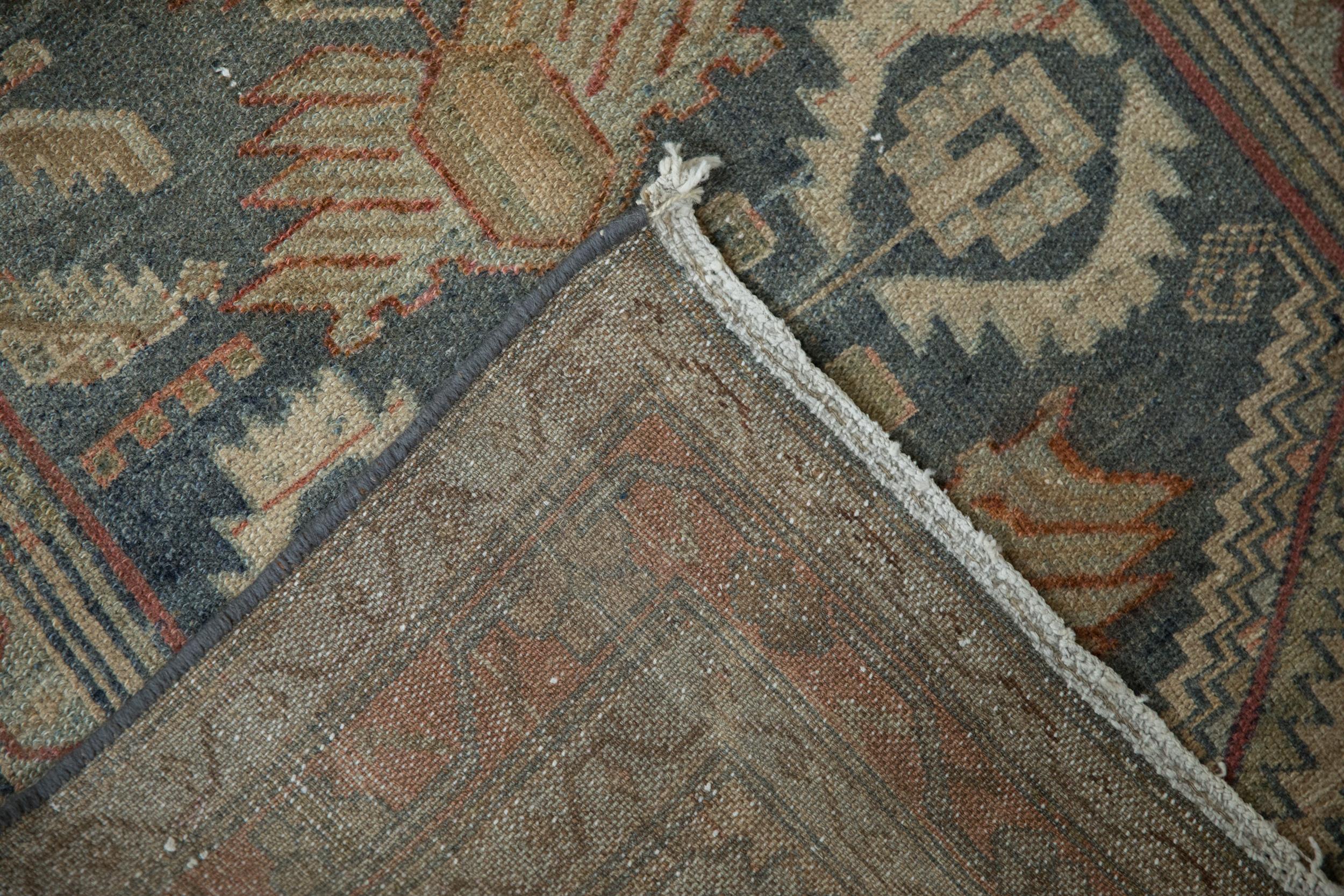 Vintage Distressed Malayer Rug Runner For Sale 4