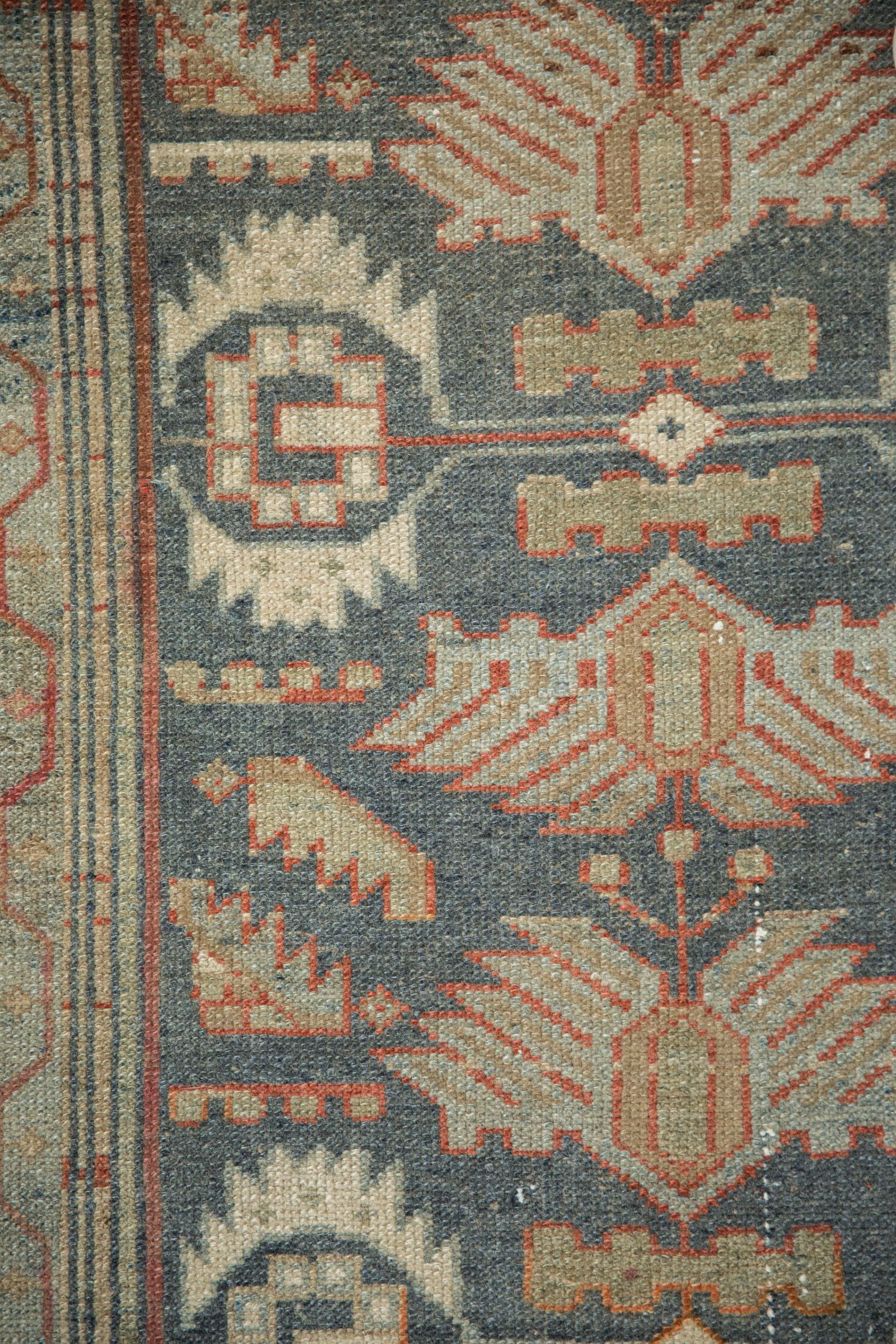 Persian Vintage Distressed Malayer Rug Runner For Sale