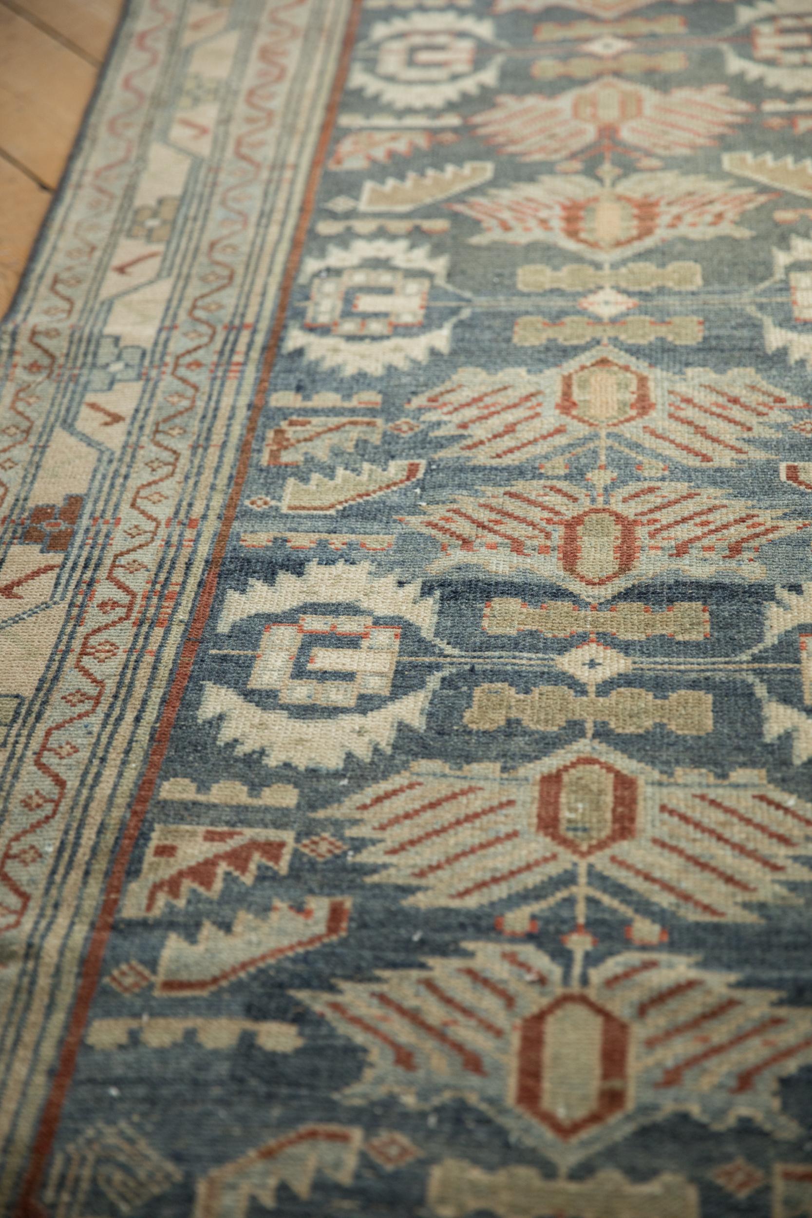Vintage Distressed Malayer Rug Runner In Fair Condition For Sale In Katonah, NY