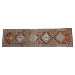 Vintage Distressed Malayer Rug Runner