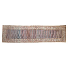 Vintage Distressed Malayer Rug Runner