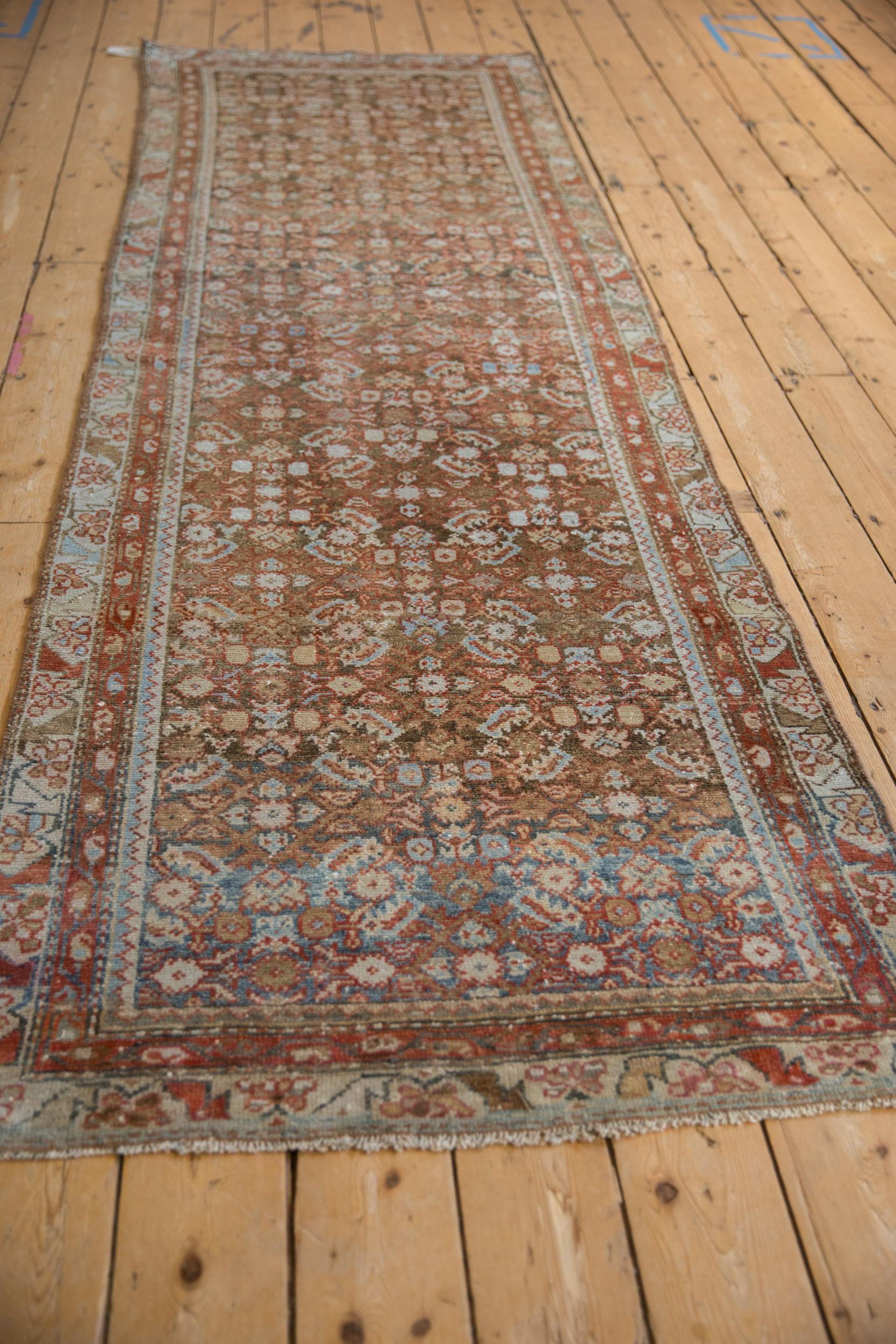 Vintage Distressed Northwest Persischer Teppich-Läufer im Used-Look (Handgeknüpft) im Angebot