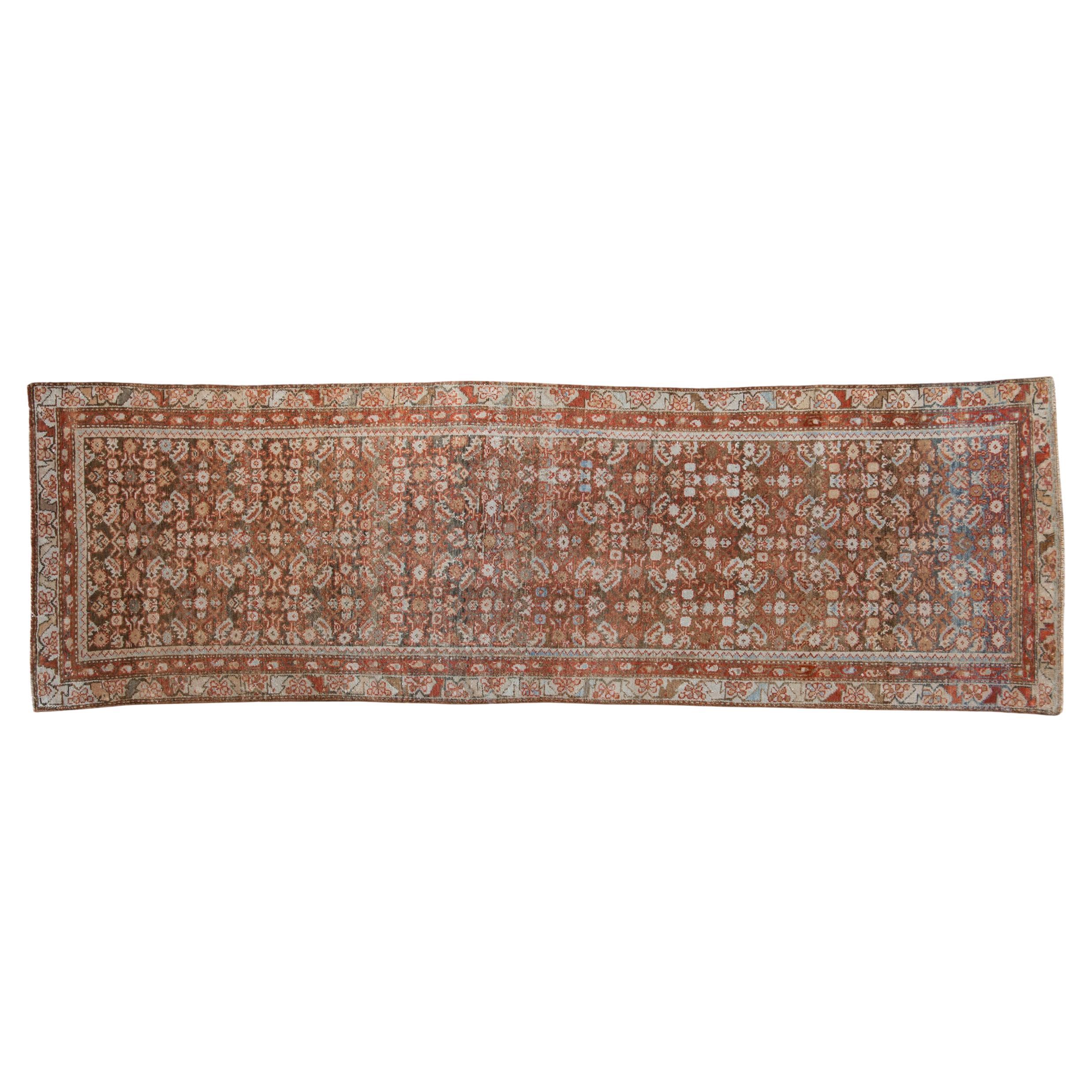 Vintage Distressed Northwest Persian Rug Runner