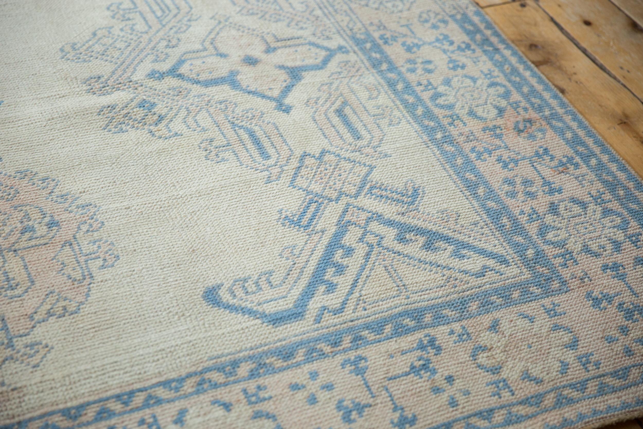 Tappeto Oushak vintage invecchiato in vendita 4
