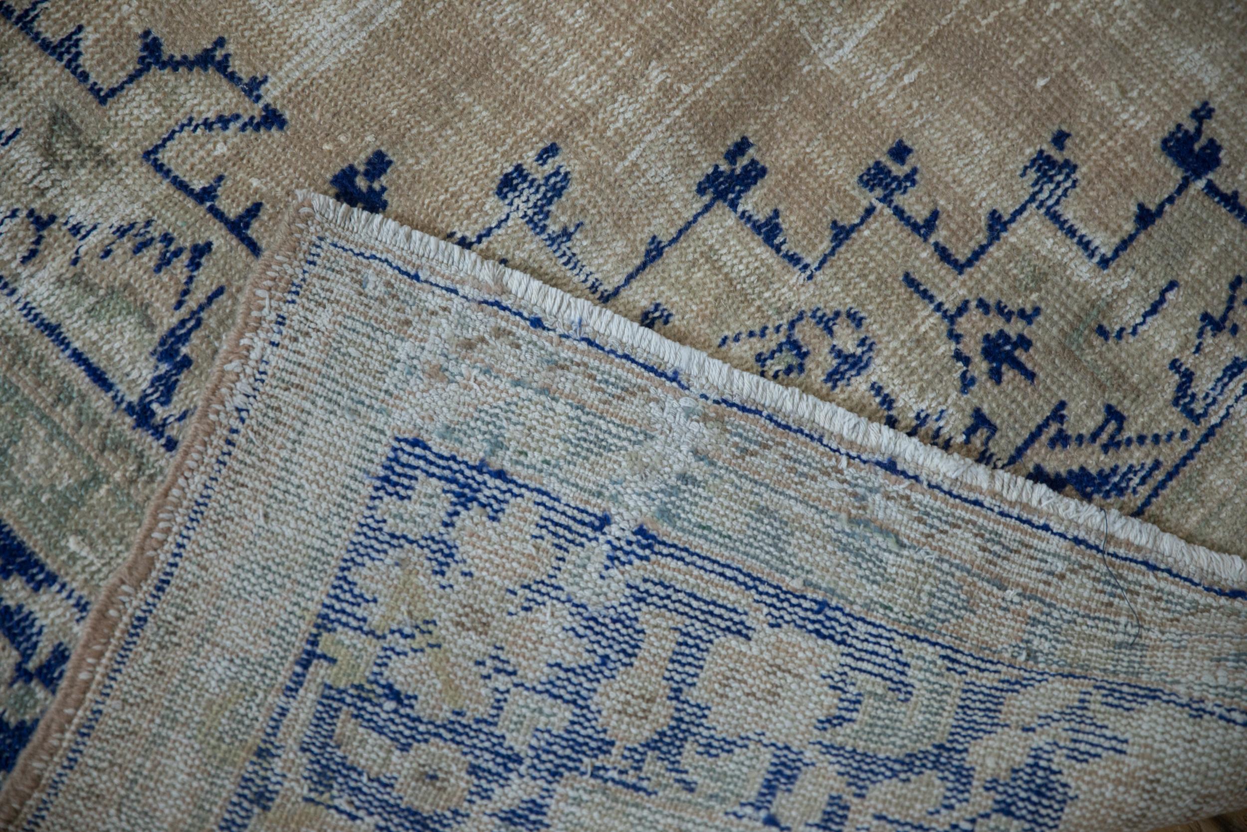 Alfombra Vintage Distressed Oushak en venta 4