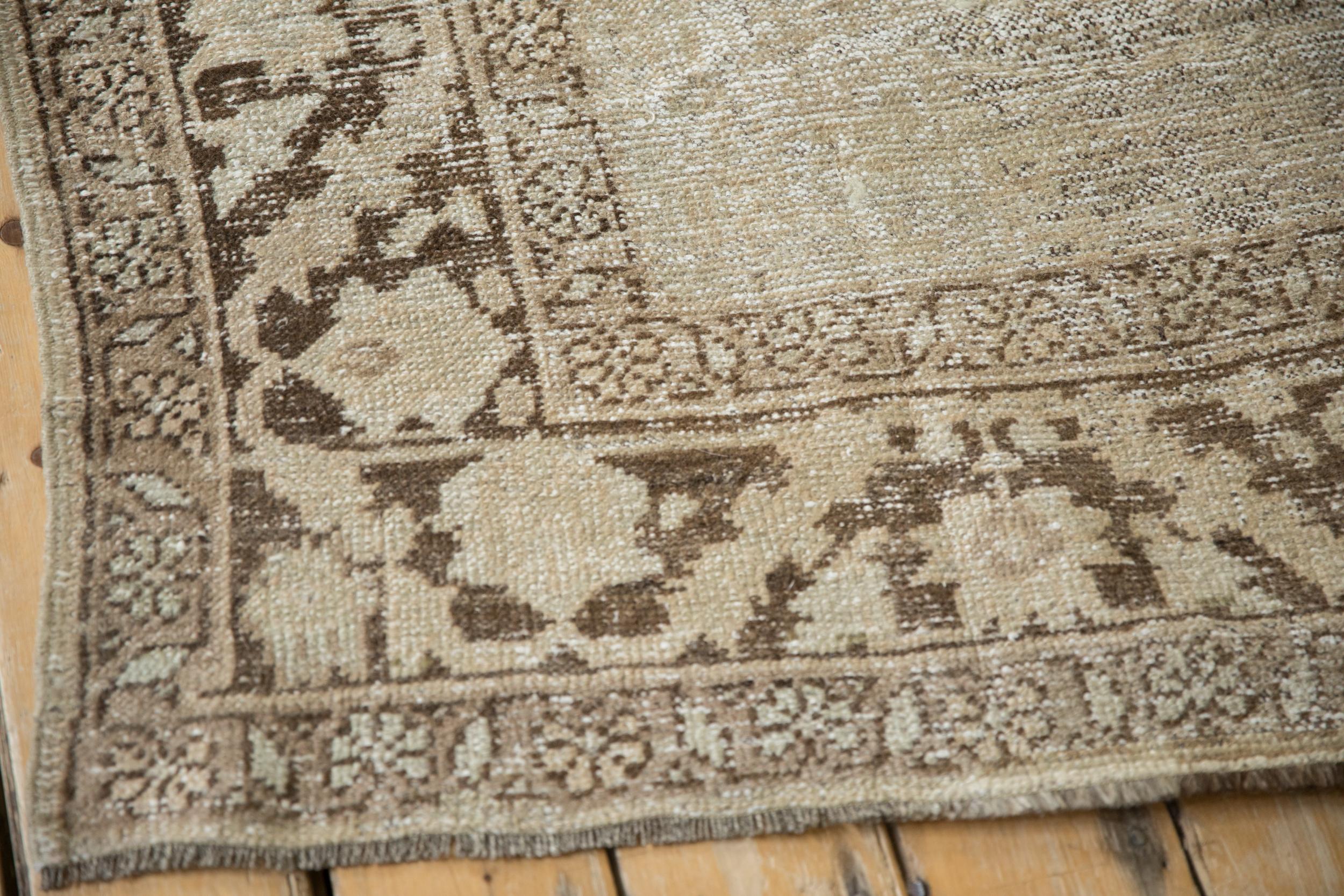 Vintage Distressed Oushak Carpet For Sale 5