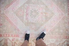 Vintage Distressed Oushak Carpet