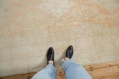 Vintage Distressed Oushak Carpet