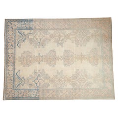 Oushak-Teppich im Used-Look im Vintage-Stil