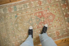 Vintage Distressed Oushak Rug