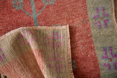 Vintage Distressed Oushak Rug