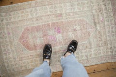 Vintage Distressed Oushak Rug