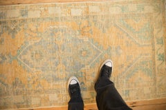 Vintage Distressed Oushak Rug