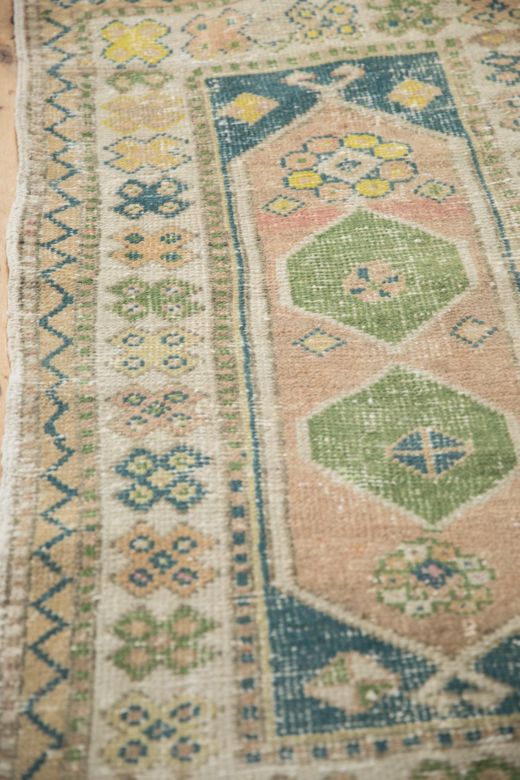 Mid-20th Century Vintage Distressed Oushak Rug For Sale