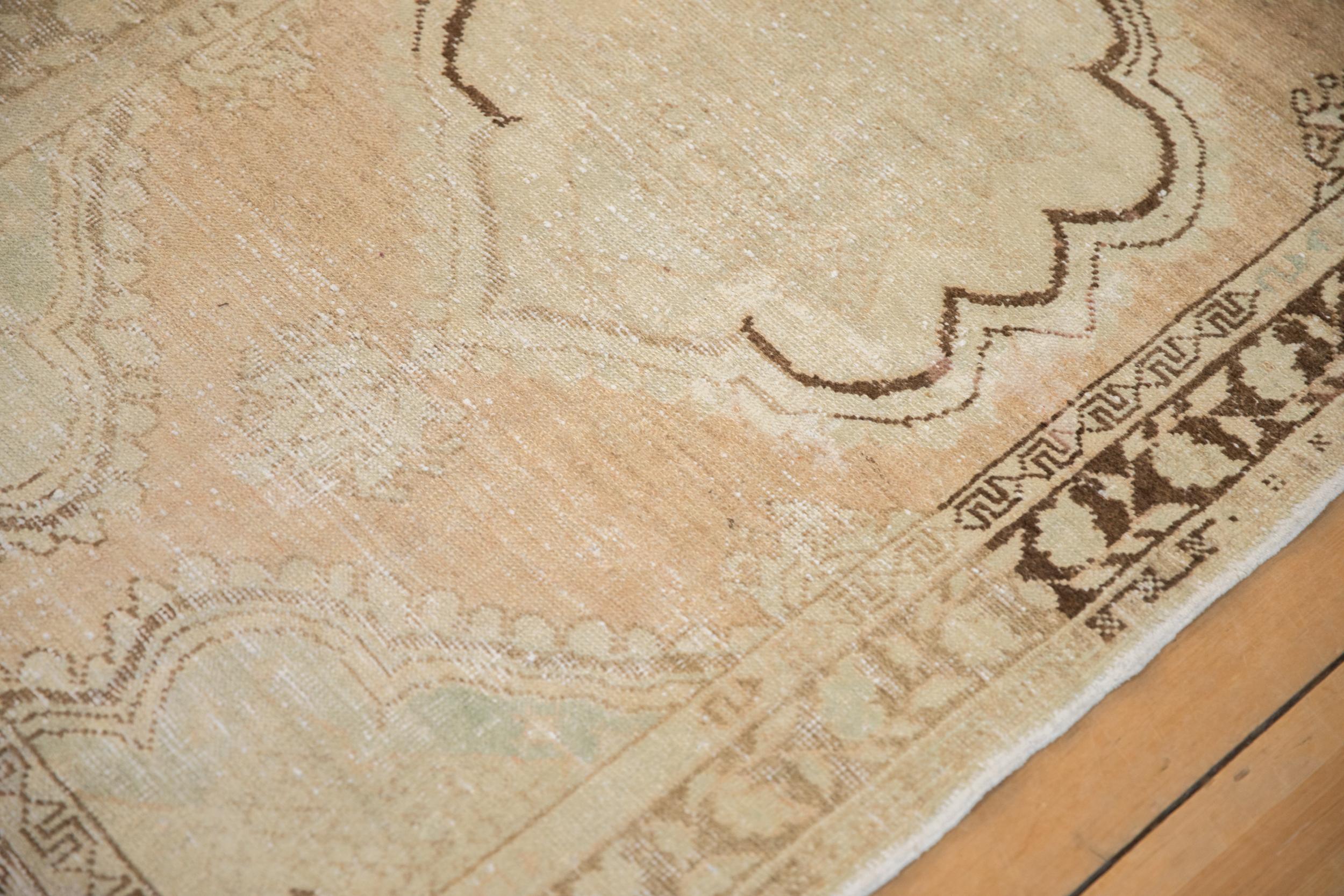 Mid-20th Century Vintage Distressed Oushak Rug For Sale