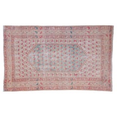 Tapis Oushak vintage vieilli