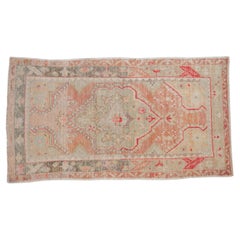 Vintage Distressed Oushak Rug