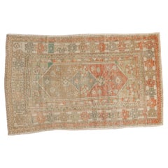 Vintage Distressed Oushak Rug