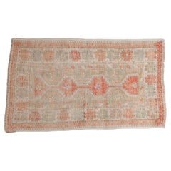 Vintage Distressed Oushak Rug