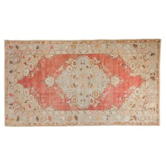 Vintage Distressed Oushak Rug