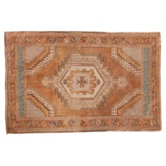 Vintage Distressed Oushak Rug