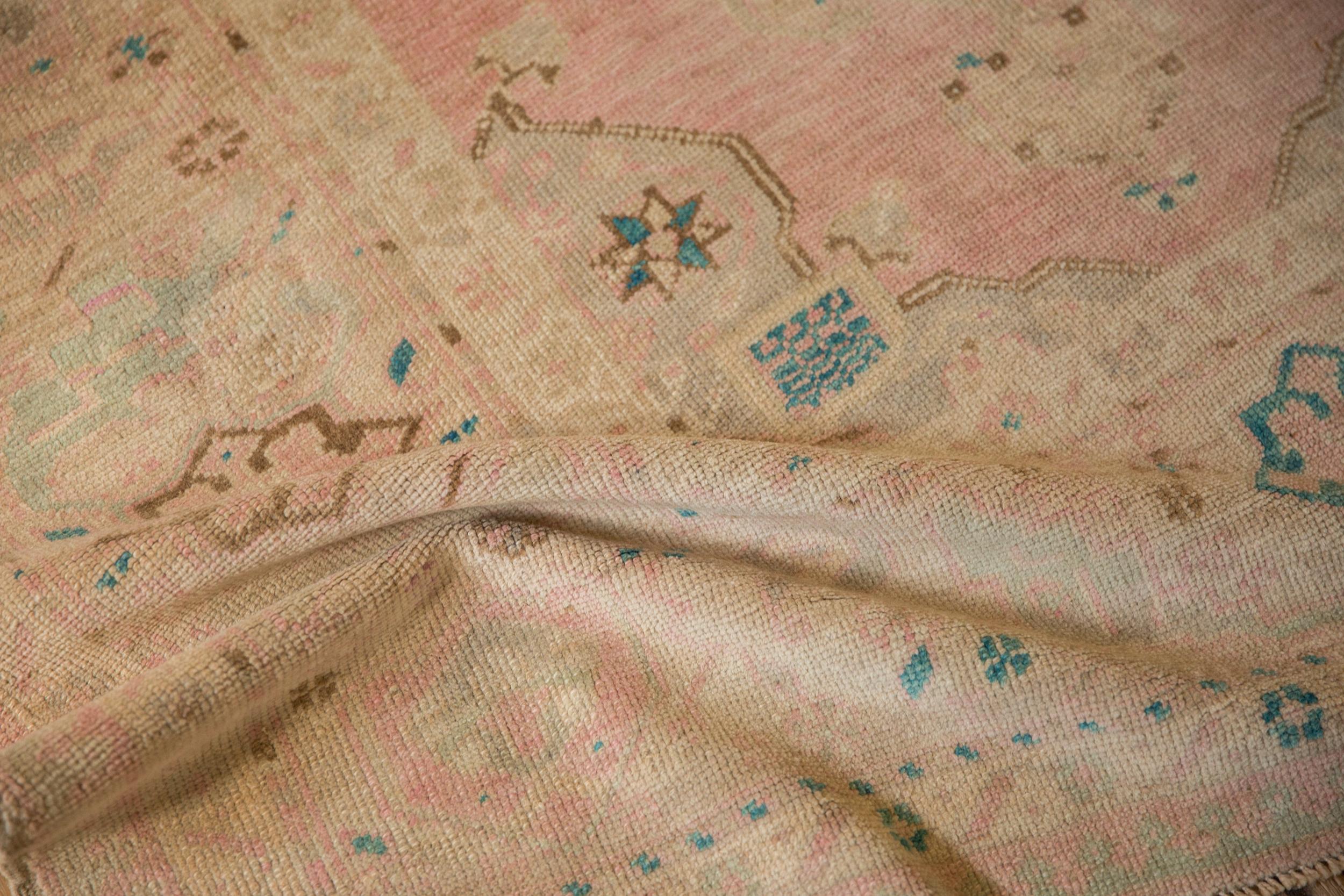 Tappeto Oushak Vintage Distressed Runner in vendita 3