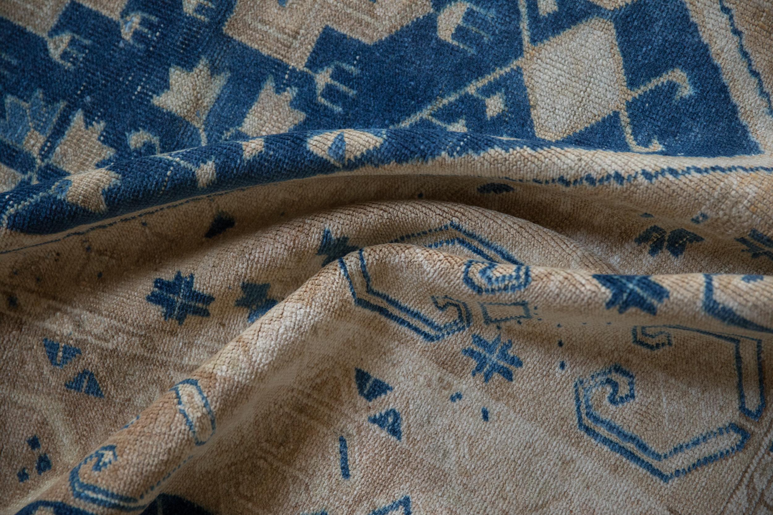 Tappeto Oushak Vintage Distressed Runner in vendita 4