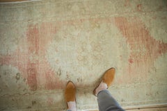 Vintage Distressed Oushak Rug Runner