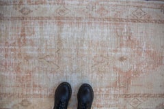 Vintage Distressed Oushak Rug Runner