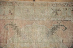 Vintage Distressed Oushak Rug Runner