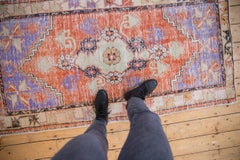 DISCOUNTED Vintage Distressed Oushak Rug Runner