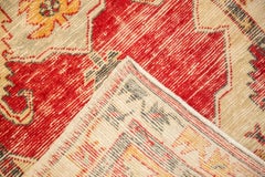 Vintage Distressed Oushak Rug Runner