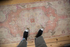 Vintage Distressed Oushak Rug Runner